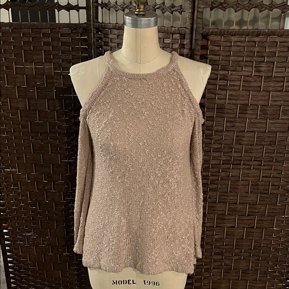 Cozy Blush Pink Knit Sweater